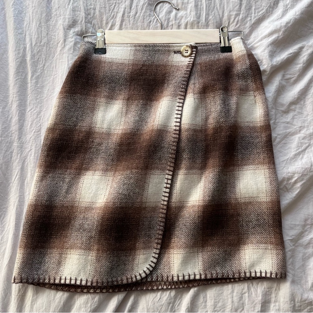 Vintage Plaid Skirt